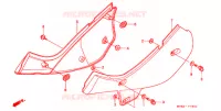 COUVERCLES LATERAUX pour Honda XR 650 L de 2002