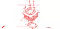 CYLINDRE pour Honda XR 650 L de 2002