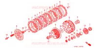 EMBRAYAGE pour Honda XR 650 L de 2002