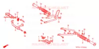 REPOSE PIED pour Honda XR 650 L de 2002