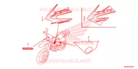 AUTOCOLLANTS pour Honda XR 650 L de 2013