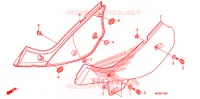 COUVERCLES LATERAUX pour Honda XR 650 L de 2013