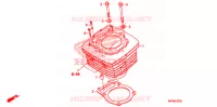 CYLINDRE pour Honda XR 650 L de 2013