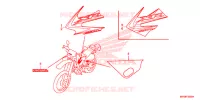 AUTOCOLLANTS pour Honda XR 650 L de 2016