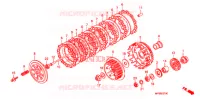 EMBRAYAGE pour Honda XR 650 L de 2016