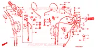 COMMODO   LEVIER   CABLE pour Honda XR 650 L de 1994