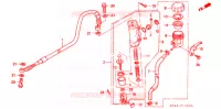 MAITRE CYLINDRE DE FREIN ARRIERE pour Honda XR 650 L de 1994