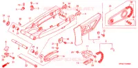 BRAS OSCILLANT pour Honda XR 650 L de 1995