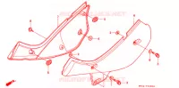 COUVERCLES LATERAUX pour Honda XR 650 L de 1995