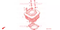 CYLINDRE pour Honda XR 650 L de 1995