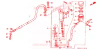 MAITRE CYLINDRE DE FREIN ARRIERE pour Honda XR 650 L de 1995