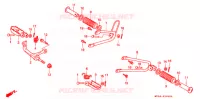 REPOSE PIED pour Honda XR 650 L de 1995