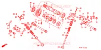 ARBRE A CAMES pour Honda XR 650 L de 1996