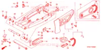 BRAS OSCILLANT pour Honda XR 650 L de 1996