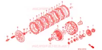 EMBRAYAGE pour Honda XR 650 L de 1996