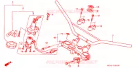 GUIDON pour Honda XR 650 L de 1996