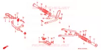 REPOSE PIED pour Honda XR 650 L de 1996