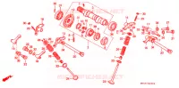 ARBRE A CAMES   SOUPAPE pour Honda XR 650 L de 1996