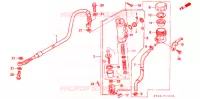 MAITRE CYLINDRE DE FREIN ARRIERE pour Honda XR 650 L de 1996