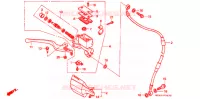 MAITRE CYLINDRE DE FREIN AVANT pour Honda XR 650 L de 1996
