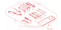 OUTIL pour Honda XR 650 L de 1996