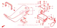 SELLE pour Honda XR 650 L de 1996