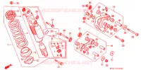AMORTISSEUR ARRIERE pour Honda XR 650 L de 1997