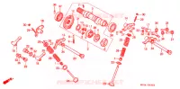 ARBRE A CAMES pour Honda XR 650 L de 1997