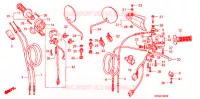 COMMODOS   POIGNEES pour Honda XR 650 L de 1997