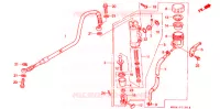 MAITRE CYLINDRE DE FREIN ARRIERE pour Honda XR 650 L de 1997