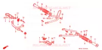 REPOSE PIED pour Honda XR 650 L de 1997