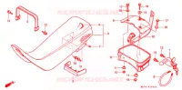 SELLE pour Honda XR 650 L de 1997