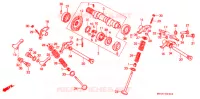 ARBRE A CAMES   SOUPAPE pour Honda XR 650 L de 1997