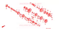 BOITE DE VITESSES pour Honda XR 650 L de 1997