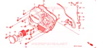 CARTER MOTEUR DROIT pour Honda XR 650 L de 1997