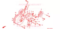 CARTER MOTEUR GAUCHE pour Honda XR 650 L de 1997