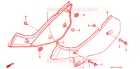 COUVERCLES LATERAUX pour Honda XR 650 L de 1997