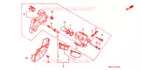 ETRIER DE FREIN ARRIERE pour Honda XR 650 L de 1997
