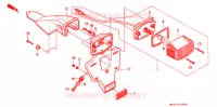 FEU ARRIERE pour Honda XR 650 L de 1997