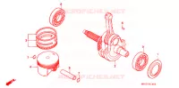 PISTON   VILEBREQUIN pour Honda XR 650 L de 1997