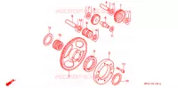 ROUE LIBRE DE DEMARREUR pour Honda XR 650 L de 1997