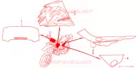 T (5) pour Honda XR 650 L de 1997
