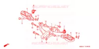 REPOSE PIED pour Honda XR 650 de 2006