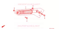AMORTISSEUR ARRIERE pour Honda XR 70 de 2001