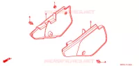 COUVERCLES LATERAUX pour Honda XR 70 de 2001