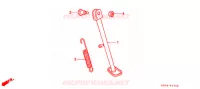 BEQUILLE pour Honda XR 70 de 1999