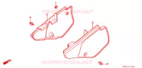 COUVERCLES LATERAUX pour Honda XR 70 de 1999