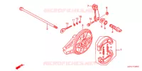 FLASQUE   MACHOIRES DE FREIN ARRIERE pour Honda XR 70 de 1999