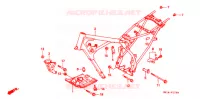 CADRE pour Honda XR 80 de 1993