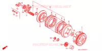 EMBRAYAGE pour Honda XR 80 de 1993